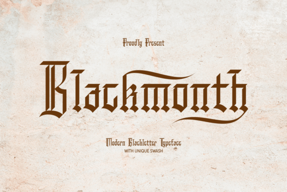 Blackmonth Font - Featured Image