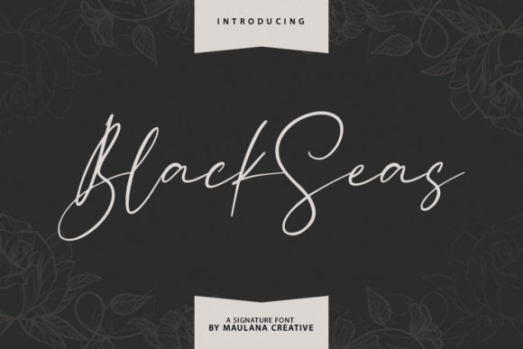 Blackseas Font - Featured Image