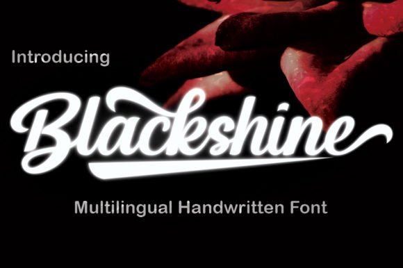 Blackshine Font - Featured Image