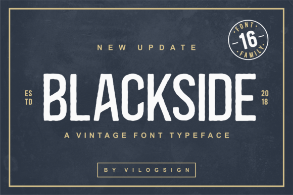 Blackside Font - Featured Image