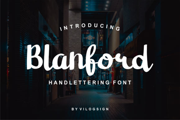 Blanford Font - Featured Image