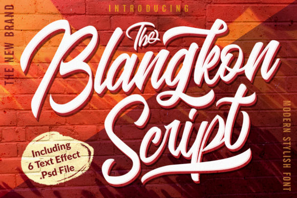 Blangkon Script Font - Featured Image
