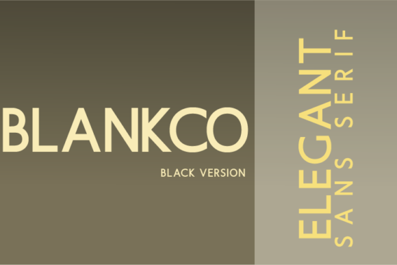 Blankco Black Font - Featured Image