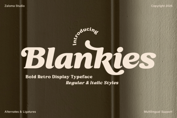 Blankies Font - Featured Image