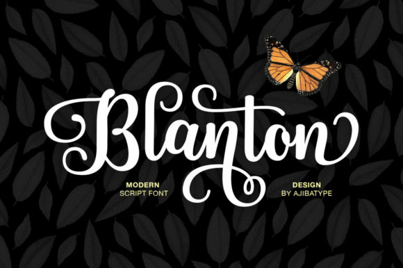 Blanton Script Font - Featured Image