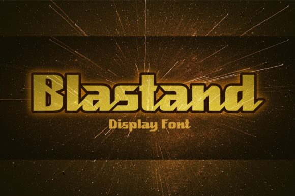 Blastand Font - Featured Image