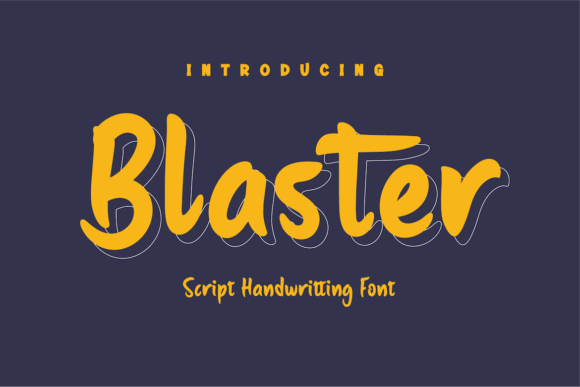 Blaster Font - Featured Image