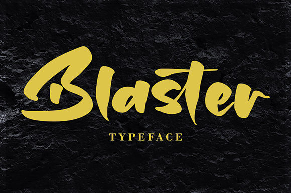 Blaster Font - Featured Image