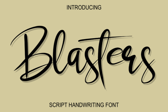 Blasters Font - Featured Image