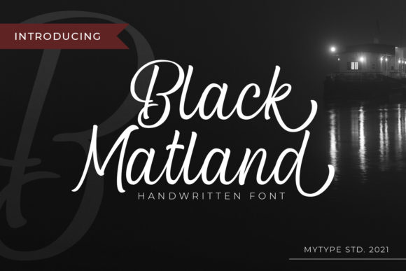 Blcak Matland Font - Featured Image
