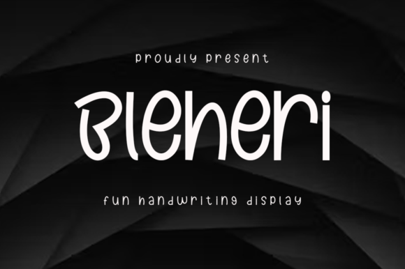 Bleheri Font - Featured Image
