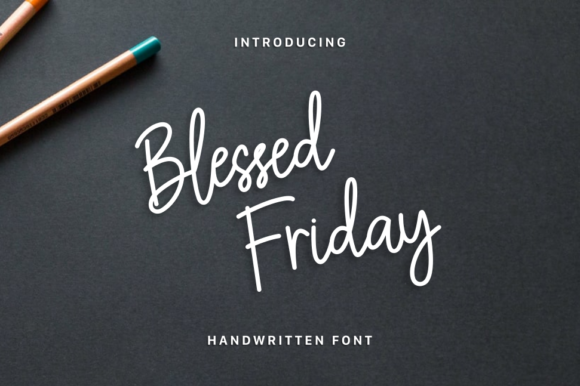 Blessed Friday Font - Featured Image
