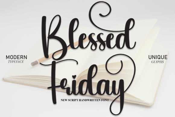 Blessed Friday Font - Featured Image