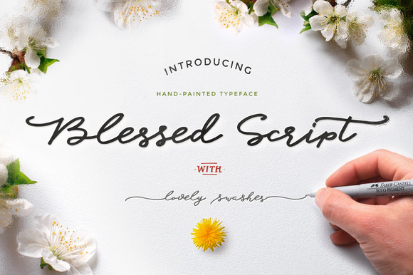 Blessed Script Font - Featured Image