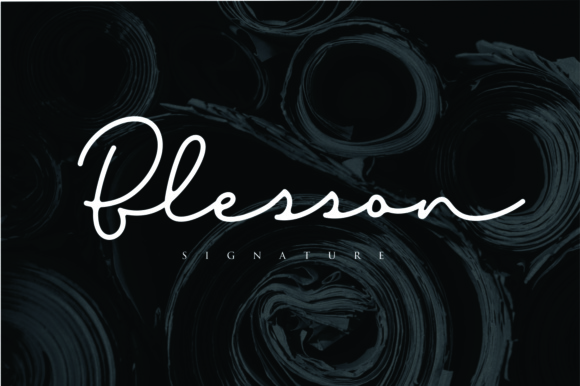 Blesson Font - Featured Image