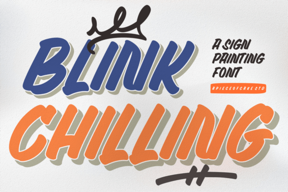 Blink Chilling Font - Featured Image