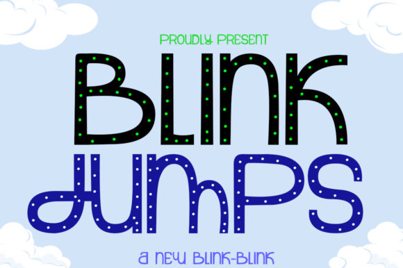 Blink Jumps Font - Featured Image