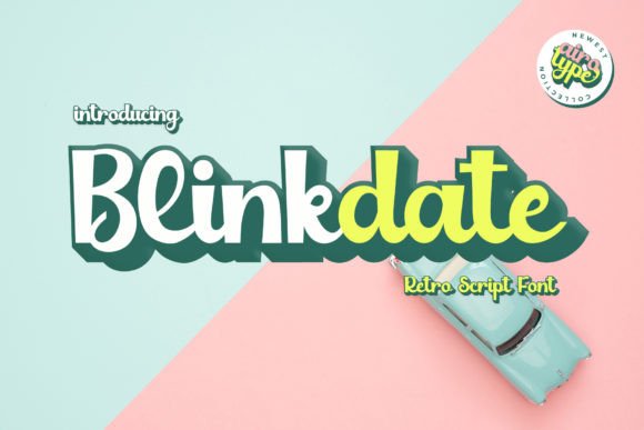 Blinkdate Font - Featured Image