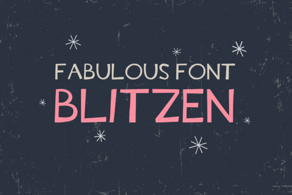 Blitzen Font - Featured Image