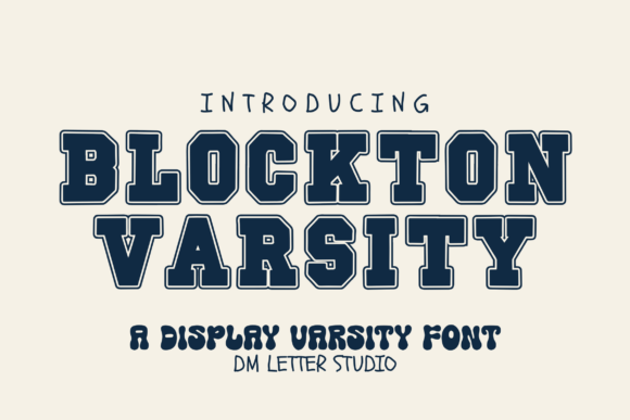 Blockton Varsity Font - Featured Image