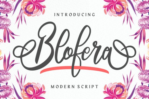 Blofera Font - Featured Image