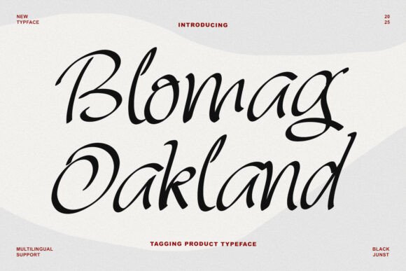 Blomag Oakland Font - Featured Image