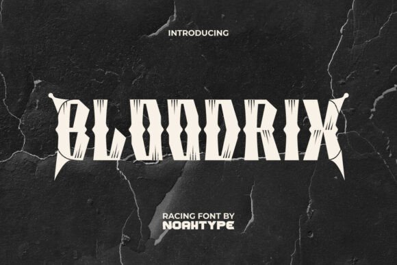 Bloodrix Font - Featured Image