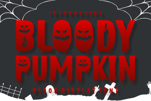 Bloody Pumpkin Font - Featured Image