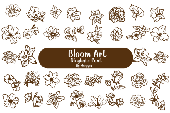 Bloom Art Font - Featured Image
