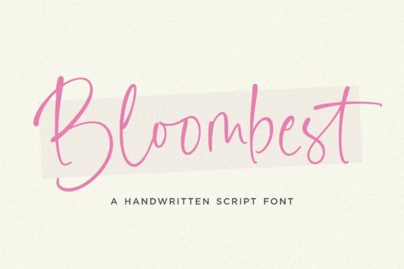 Bloombest Font - Featured Image