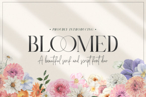 Bloomed Duo Font - Featured Image