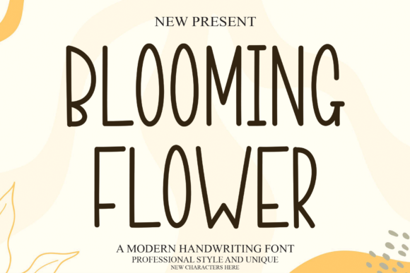 Blooming Flower Font - Featured Image