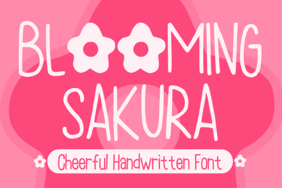 Blooming Sakura Font - Featured Image
