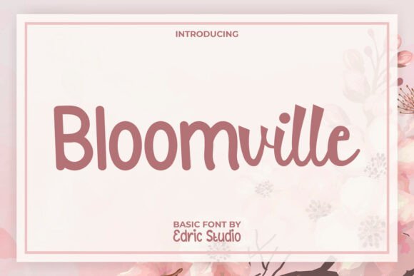 Bloomville Font - Featured Image