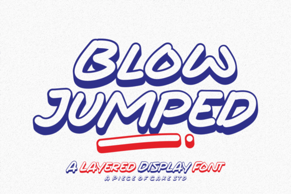 Blow Jumped Font - Featured Image