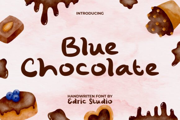 Blue Chocolate Font - Featured Image