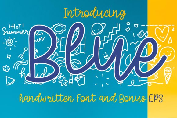Blue Font - Featured Image