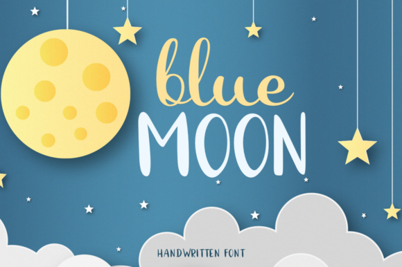 Blue Moon Font - Featured Image