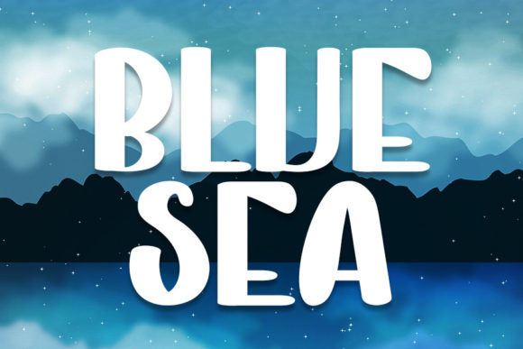Blue Sea Font - Featured Image