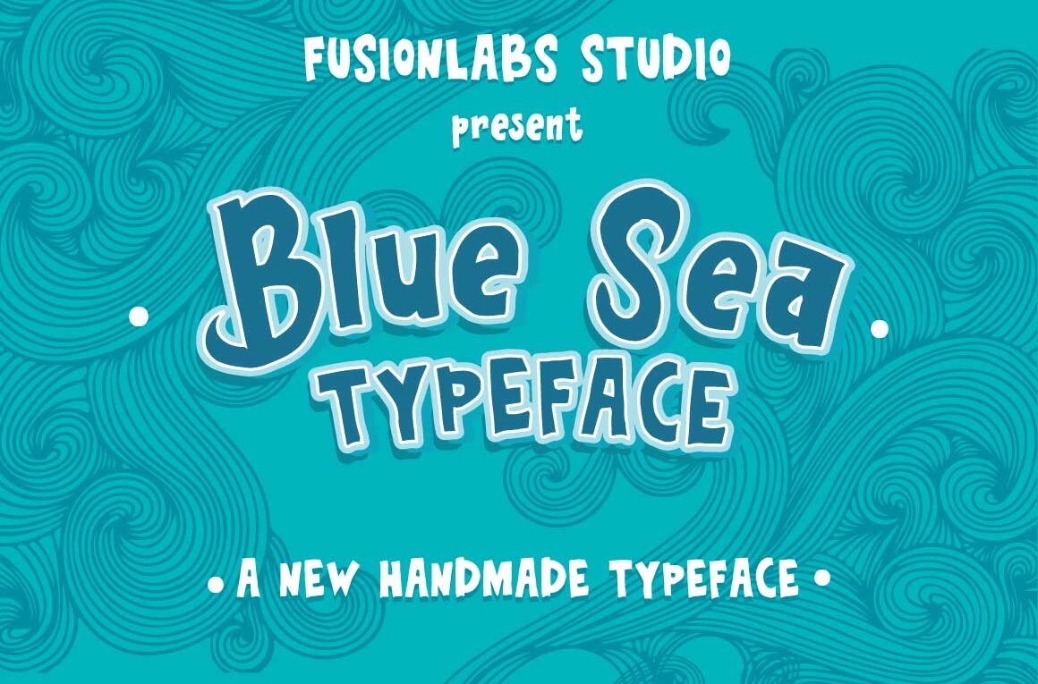 Blue Sea Font - Featured Image