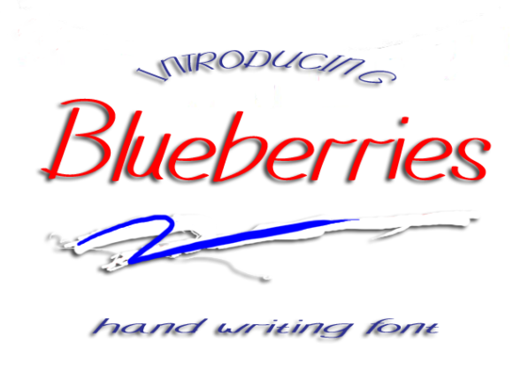 Blueberries Font - Featured Image
