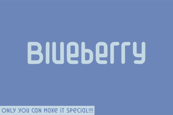 Blueberry Font - Featured Image