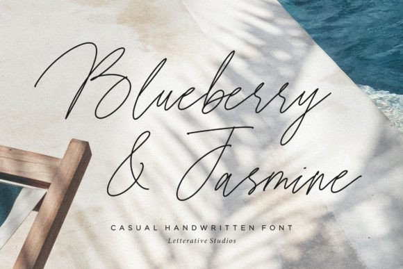 Blueberry and Jasmine Font - Featured Image