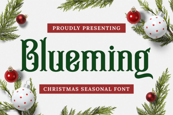 Blueming Font - Featured Image
