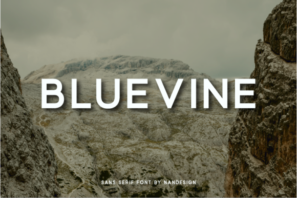 Bluevine Font - Featured Image