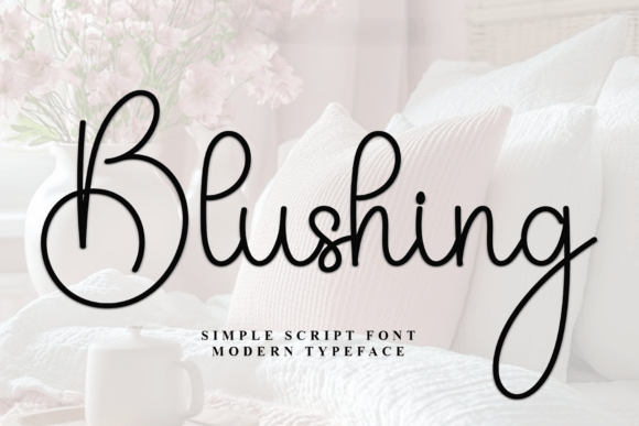 Blushing Font - Featured Image