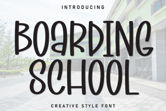 Boarding School Font - Featured Image
