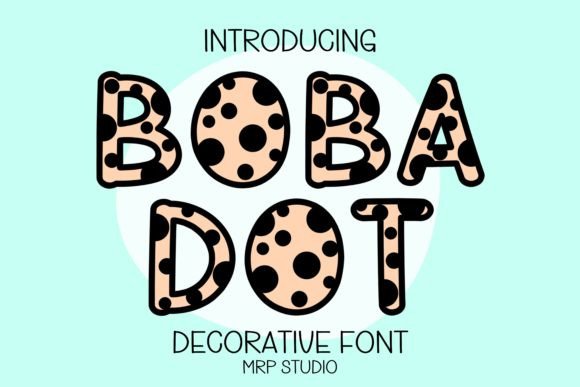 Boba Dot Font - Featured Image