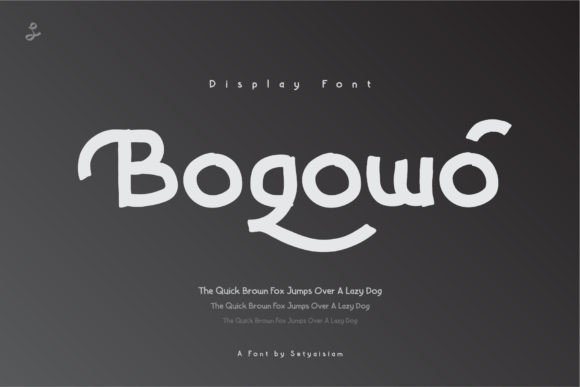 Bogowo Font - Featured Image