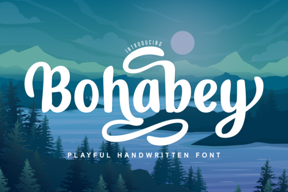Bohabey Font - Featured Image